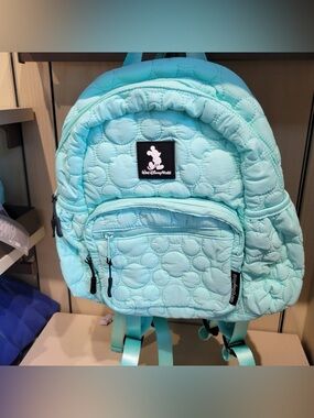 Disney parks quilted Mickey heads Backpack WDW 2026